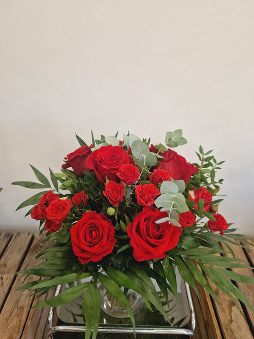 Bouquet de roses rouge - Taille Moyenne - Rose & Raisin Marseille