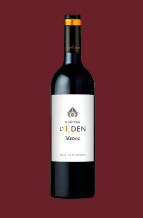 Bouteille de vin rouge - Medoc - Château l'Eden - Sélection Rose & Raisin
