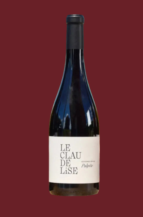Bouteille de vin rouge - Palpite - Le clau de Lise - Sélection Rose & Raisin
