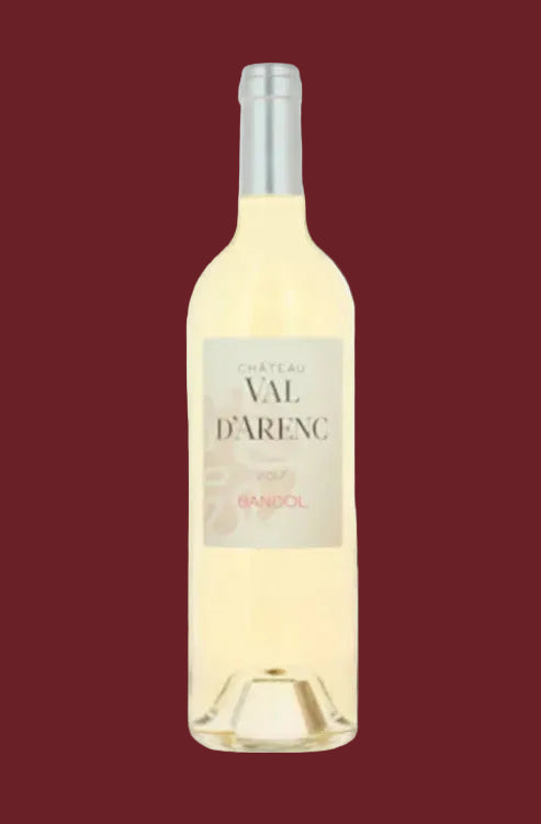 Bouteille de vin blanc - Bandol - Château de val d'Arenc - Sélection Rose & Raisin