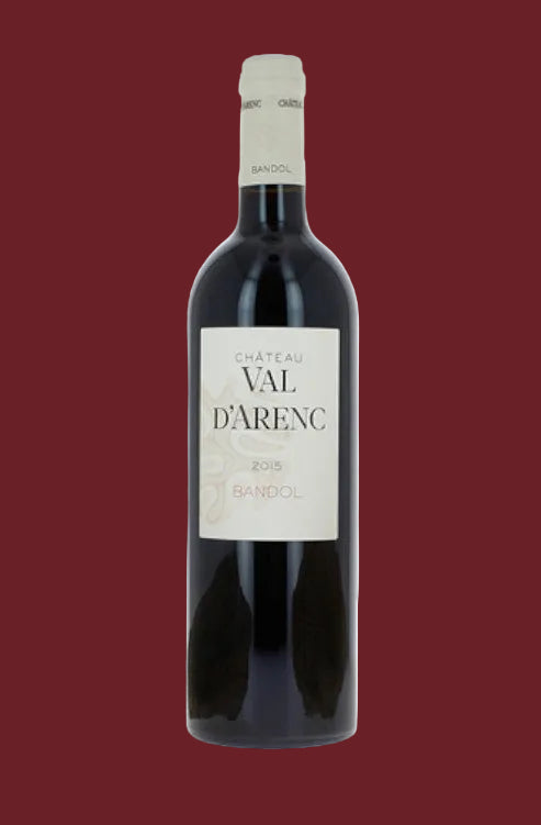 Bouteille de vin rouge - Bandol - Château de val d'Arenc - Sélection Rose & Raisin