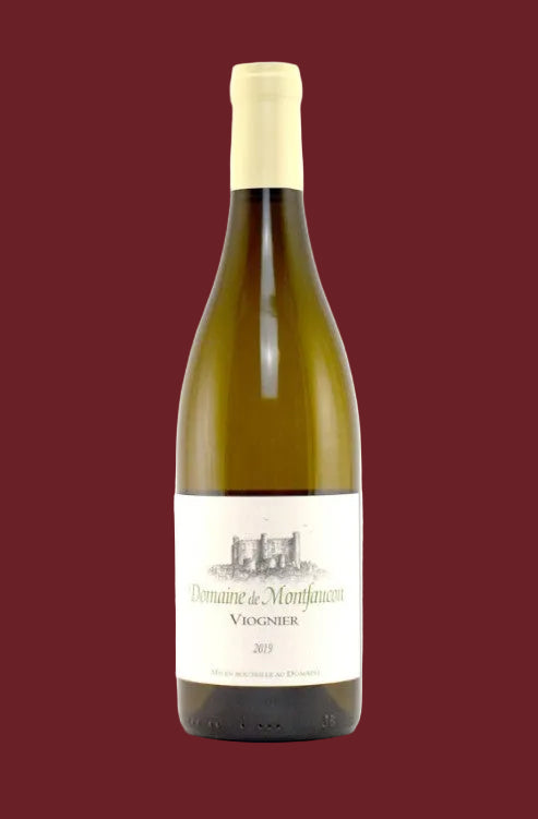 Bouteille de vin blanc Viognier - Domaine de Montfaucon - Sélection Rose & Raisin