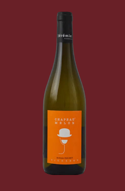 Bouteille de vin blanc - Chapeau Melon - Jérémie Huchet - Sélection Rose & Raisin