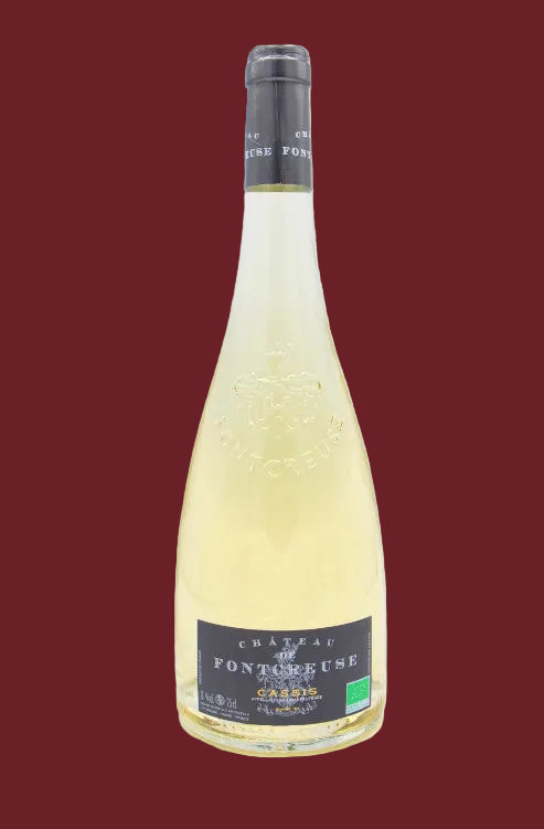 Bouteille de vin blanc - Cassis - Château de Fontcreuse - Sélection Rose & Raisin